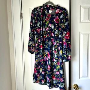 Size small Jcrew Factory floral print dress with pussy how